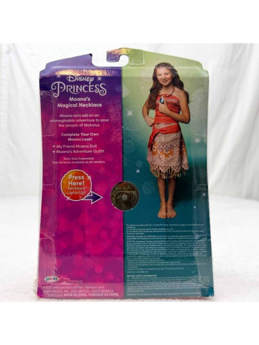Disney Princess Moana's Magical Necklace 2021 Jacks Pacific - Picture 2 of 3